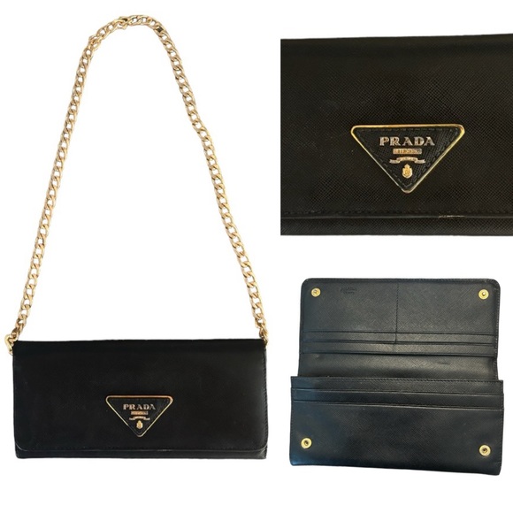 Prada Handbags - Prada Saffiano Leather Wallet